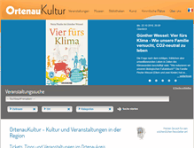 Tablet Screenshot of ortenaukultur.de